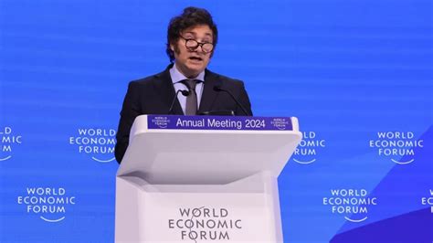 discurso de milei em davos